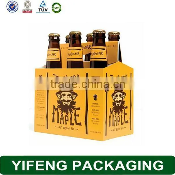 Craft Paper Packaging 6 Packer Beer Carrier In Paper photo-4