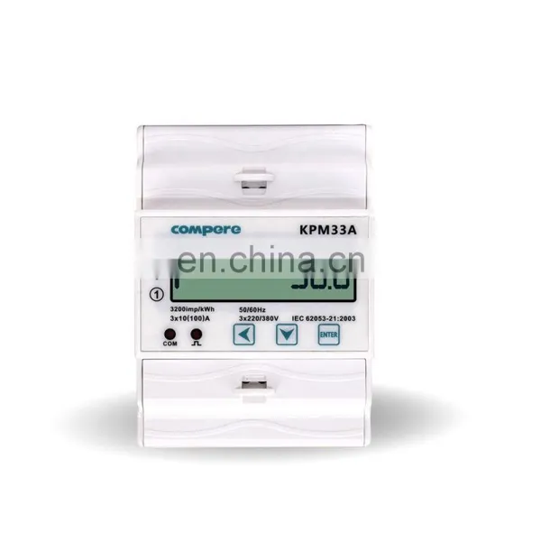 Modbus AC 380V/100A DIN Rail Digital 3 Phase 4 Wire Smart Energy Meter KPM33A photo-5