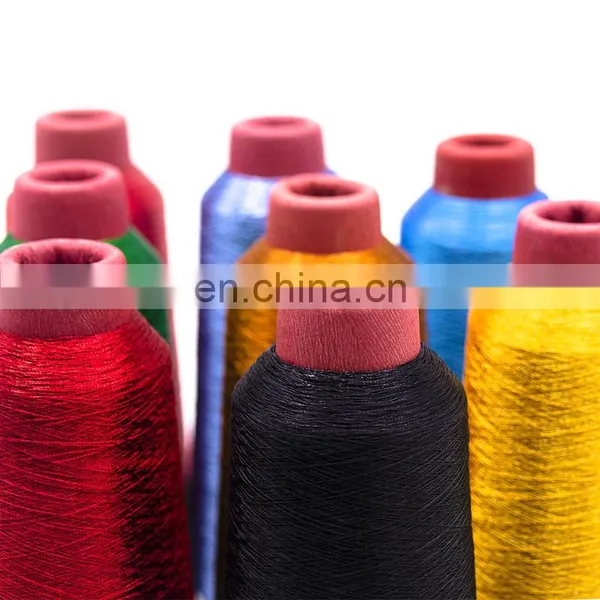 150D/2 Golden Metallic Thread Embroidery Big Cone Thread For Machine Embroidery photo-3