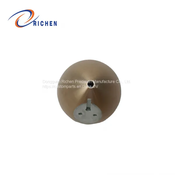 Golden Color Customized OEM High Precision CNC Machinery Aluminum Part photo-4