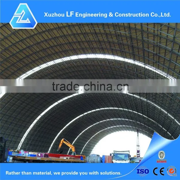 High Quality Long Span Steel Barrel Space Frame photo-4