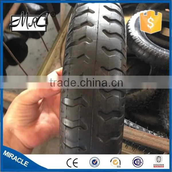 China Supplier Rubber Wheelbarrow Wheel Tyre 13x3.25/3.00-8 photo-4