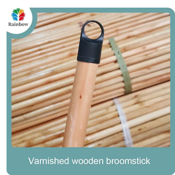 Outdoor Household Cleaning Products Wooden Broom Stick Dustpan Brush Handle PP Broom Head Eucalyptus Wood Metal Home Use