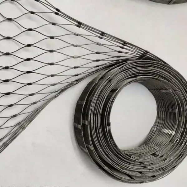 Stainless Steel 304/316 Wire Rope Mesh Net Multipurpose Garden Fence Animal Cage Net High-Altitude Anti-Fall Net photo-5