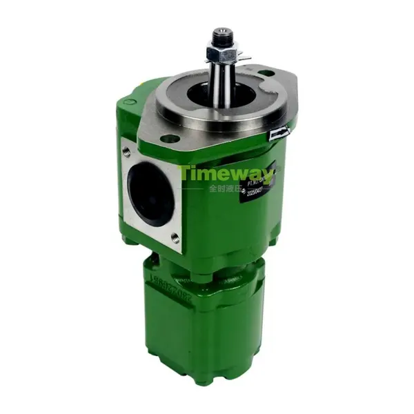 Hydraulic Pump RE263420 RE279132 Double Gear Pump for John Deere Tractor 6100D 6110D 6115D 6125D 6130D 6140D 6110B Gear Oil Pump photo-4