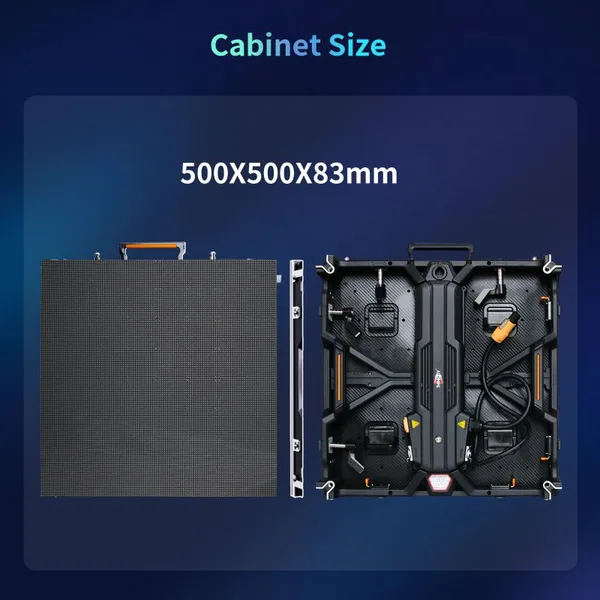High Quality Full Color P3.91 Outdoor Waterproof Giant Led Video Wall Event Rental Stage Display Screen photo-2