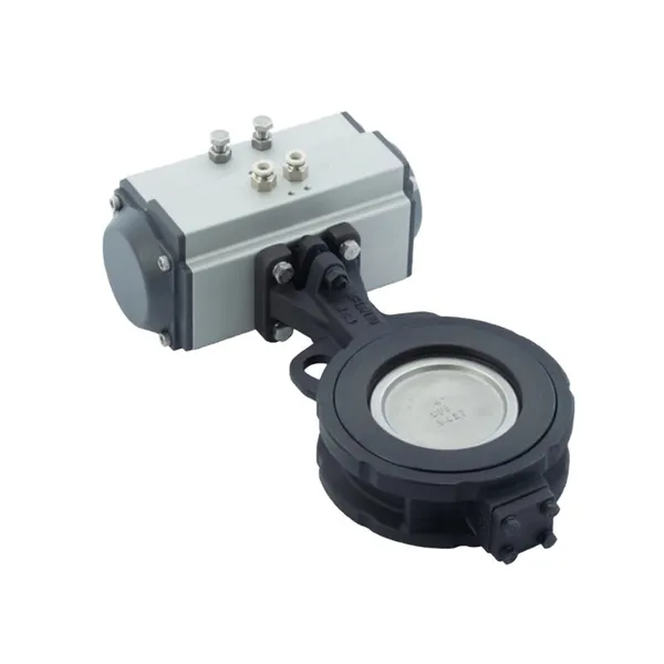 Manufacturer Direct Sales Pneumatic Double Eccentric butterfly Valve with Clamp butterfly Valve