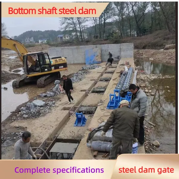 Duplex Steel Bottom Axis Flip Dam Salt Water Corrosion Resistant Coastal Tidal Water Interception Structure photo-3