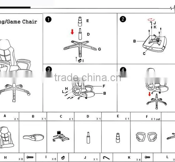 Hot Selling Racer Office Chair Manufacturer photo-6
