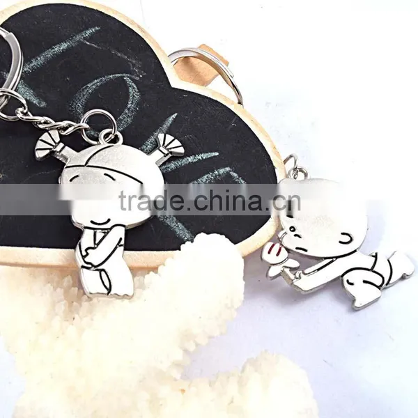Promotional Gifts Key Chain Wholesale Cute Design Couple Keychains photo-2