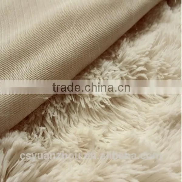 Long Pile Plush Fake Fur Fabric photo-2