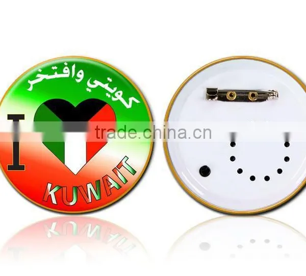 Personalized Music Sound Metal/Plastic Badge Voice Badge