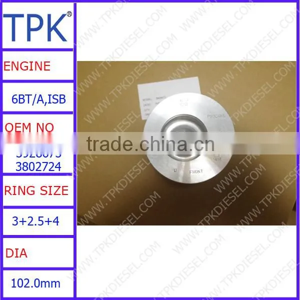 6BT Engine Parts Piston Kit 3928673 3802724 photo-2