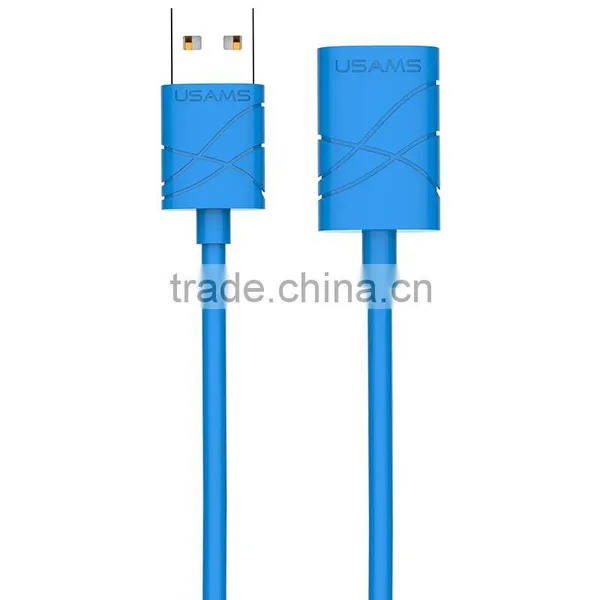 USAMS SJ052 U-GEE Serie 2M 2.1A USB 2.0 Extension Round Cable for Universal USB Port Device photo-3