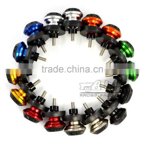BJ-Screws-3004 Black Color M6 CNC Aluminum Motorcycle Frame Sliders photo-4