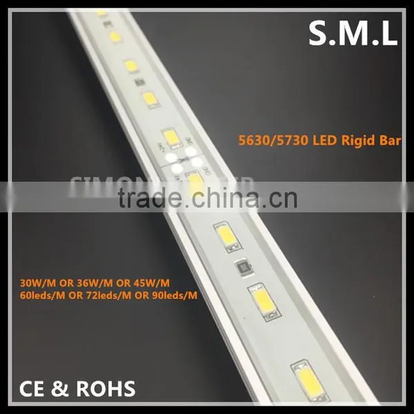New Hot !!! 12V DC 72 Leds SMD 5730 / 5630 Led Strip Rigid Bar photo-4