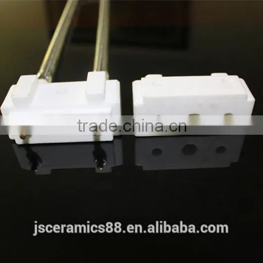 Energy Saving Alumina Ceramic Holder for Infrared Carbon Fiber Quartz Glass Heating Lamp Tube photo-3