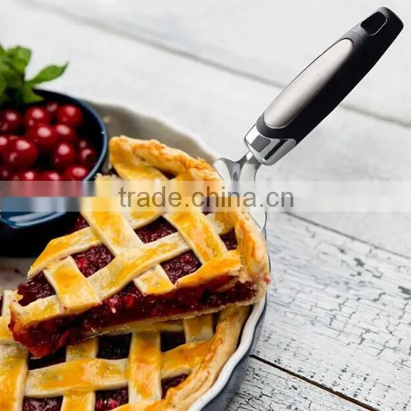 430 Stainless Steel Pizza Cutter Server With Soft Plastic Handle Quality Choice photo-5