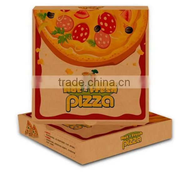 Customized Logo Recyclable Paper Cheap Pizza Box photo-3