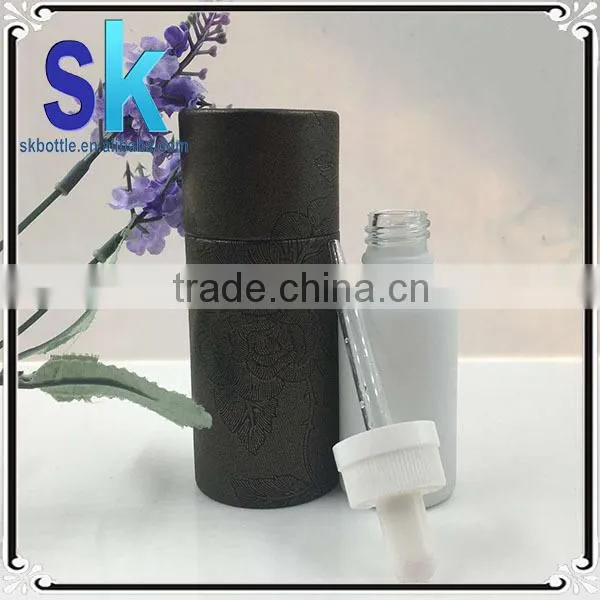 Paper Tube Packing30ml Glass e Liquid Dropper Bottle With Child Safety Cap Customize Tube photo-3