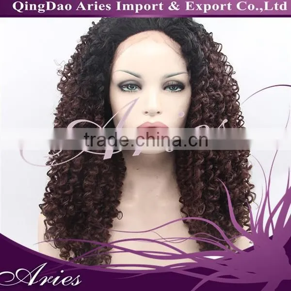 Synthetic Kinky Curly Lace Front Wig Density 150%~180% Synthetic Lace Front Wig, Synthetic Hair Wigs photo-6