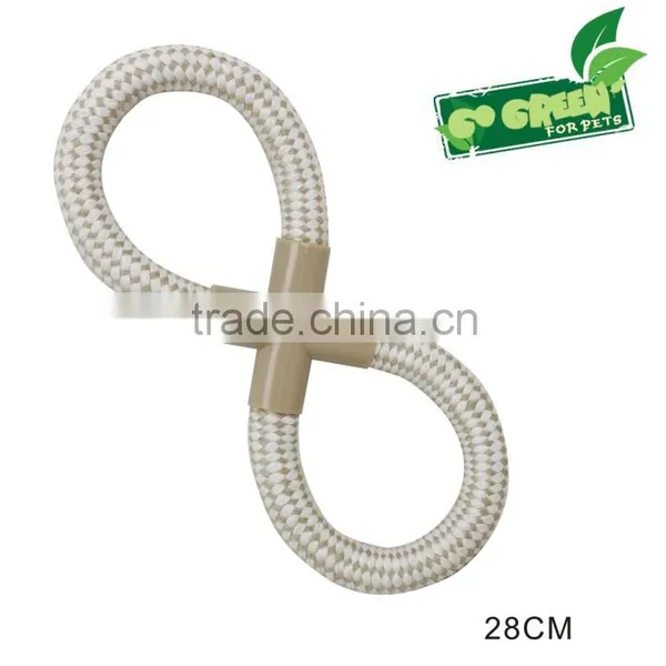 Eco-friendly Pet Rope Toy With Plastic Natural Chewable Dog Toy photo-3
