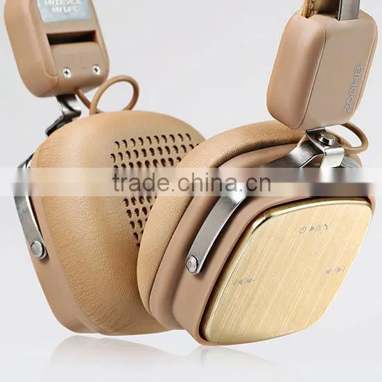 High-End Stylish Foldable Ti Alloy Earphone Stereo Bluetooth Headphone With Ergonomic Design Model HSM4 photo-3