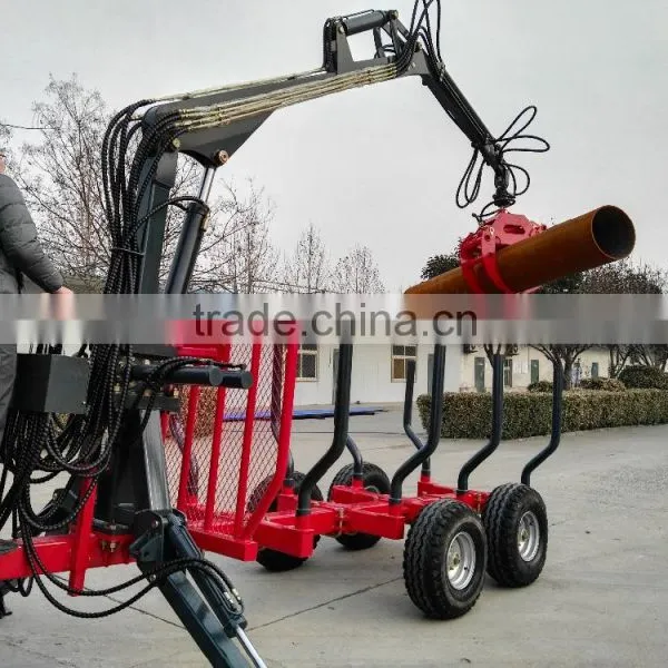 5 Tons Log Trailers With Grapple photo-5