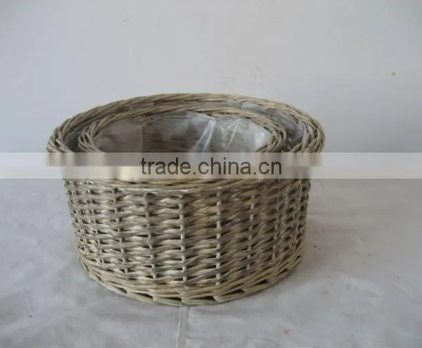 Willow Flowerpot With Liner