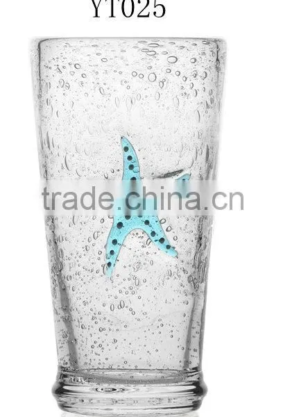 Classic Beach Glass Cup,sea Star Glass photo-2