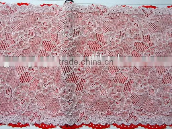 Elastic Trim Lace Design for Wedding Dress-APN4130y-19cm photo-4