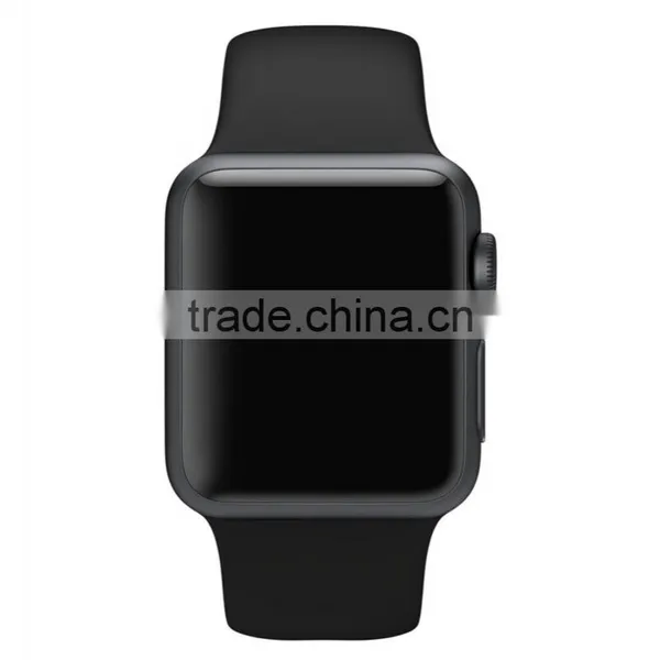 Black Silicon Watch Band for Apple Watch photo-3