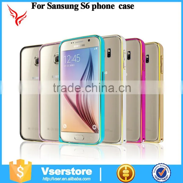 Best Sellers for Samsung Galaxy s6 Edge Mobile Phone Metal Case Aluminum Bumper Covers Cases photo-5