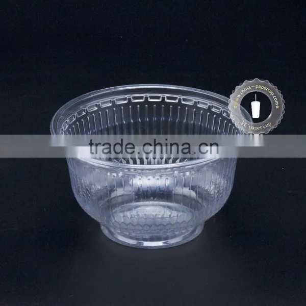 Wholesale Plastic Containers Large Transparent Salad Bowl Plastic photo-2