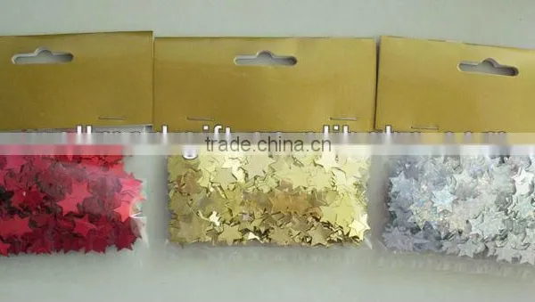 HOT SALE 14G Christmas Party Foil PVC Stars Table Confetti