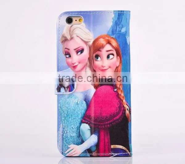 For IPhone 5/5s Frozen Flip Elsa Wallet Case With High Definiton Color Printing photo-2