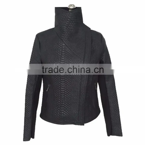 Women Black Faux Fur Coat 2016 Latest Design photo-5