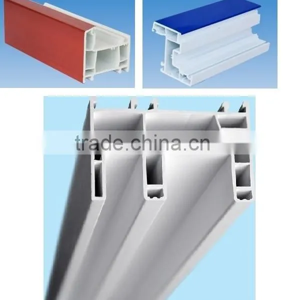 White Color PVC Profiles For Plastic Window Frame photo-4