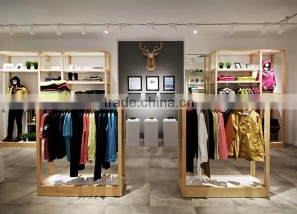 New Design Fashion Garment Retail Wall Hung Display Cabinets photo-3