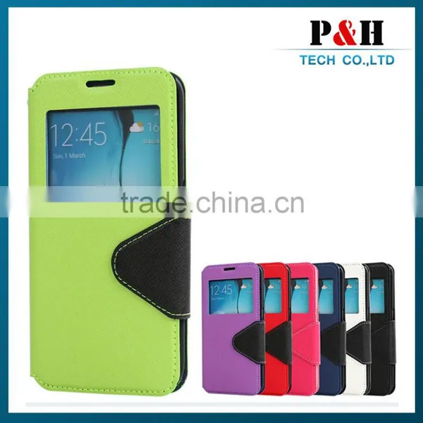 Leather Flip Cover Mobile Phone Case for Sony Xperia e3 S50h Case photo-2