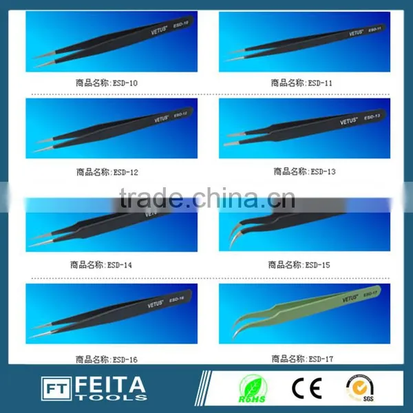 Eyelash Extension Manufactures High Temperature Resistance ESD Tweezer photo-3