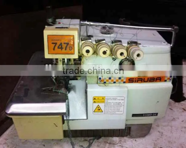SIRUBA 747E Used Second Hand Reconditioned Siruba Overlock Sewing Machine photo-2