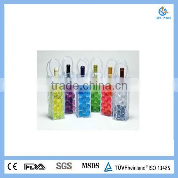 Water Pocket Travel Gift Plastic Ice Wine Cooler photo-2