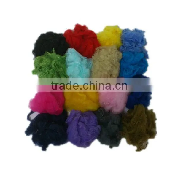 Pet Bottles Recycle Colored Polyester Staple Fiber1.2D38mm photo-5