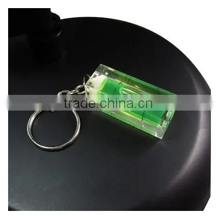 Spirit Level -black Base,1 Bubble Level Indicate Level Gift Bubble Key Chain Spirit Level photo-2