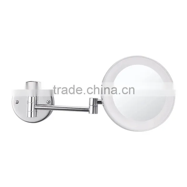 ROUND Double Sided LED Cosmetic Mirror Wall Mounted for Bathroom