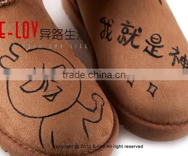 2015 Hot Sales High Quality and Cheap Shoes Womens Shoes Fur Winter photo-3