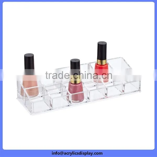Made in China Hot Sale Promotion Small Clear Acrylic Nail Polish Display photo-3