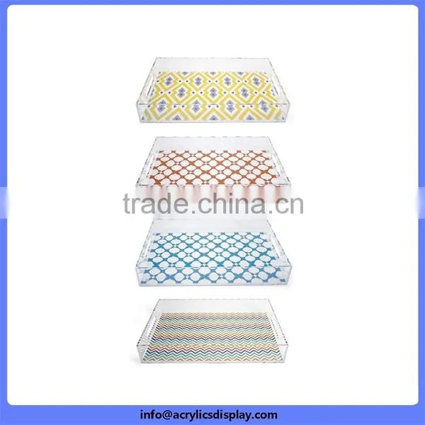 Practical Super Quality Transparent Acrylic Trays photo-3