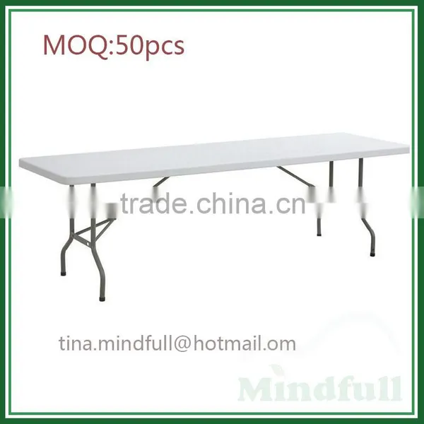 Wholesale HDPE 8FT Portable Folding Rectangle Table photo-2